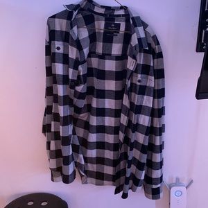 Black and White flannel